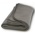 Fleece Blanket 50" X 60"- Gray ****FREE RUSH****